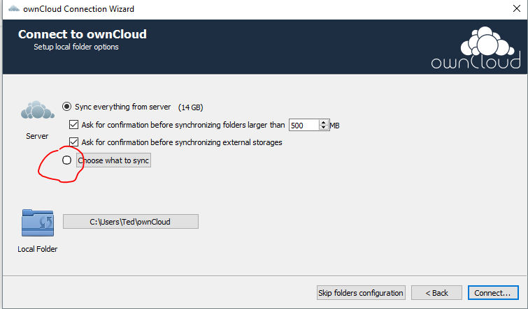 box sync folder change